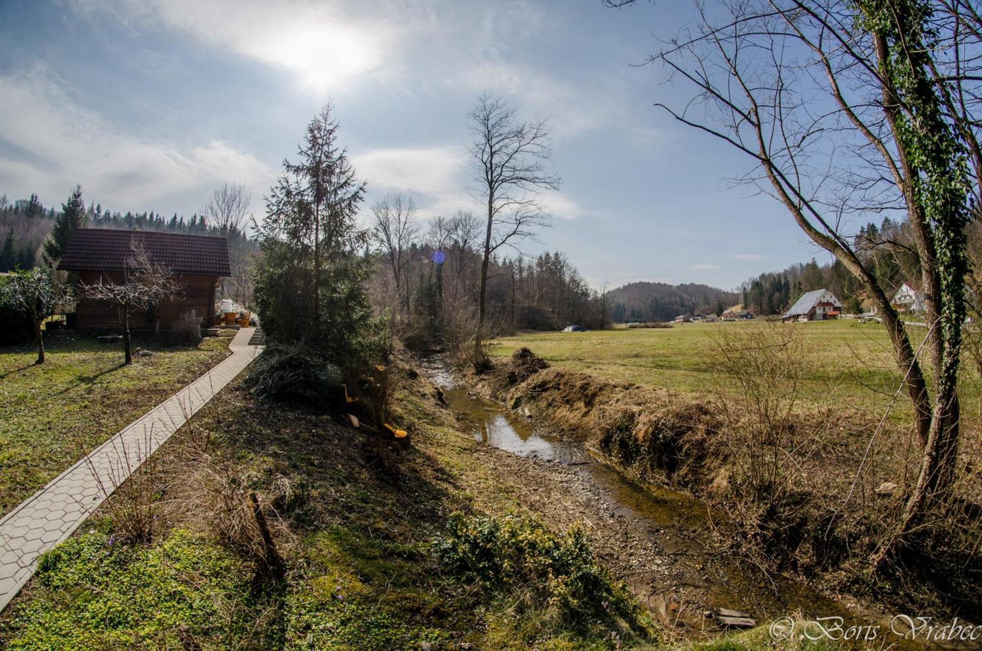 Wooden Cabin Žurej Bukovje v Babni Gori Exteriér fotografie
