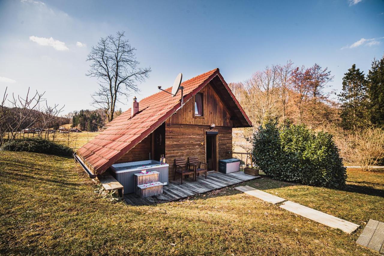 Wooden Cabin Žurej Bukovje v Babni Gori Exteriér fotografie