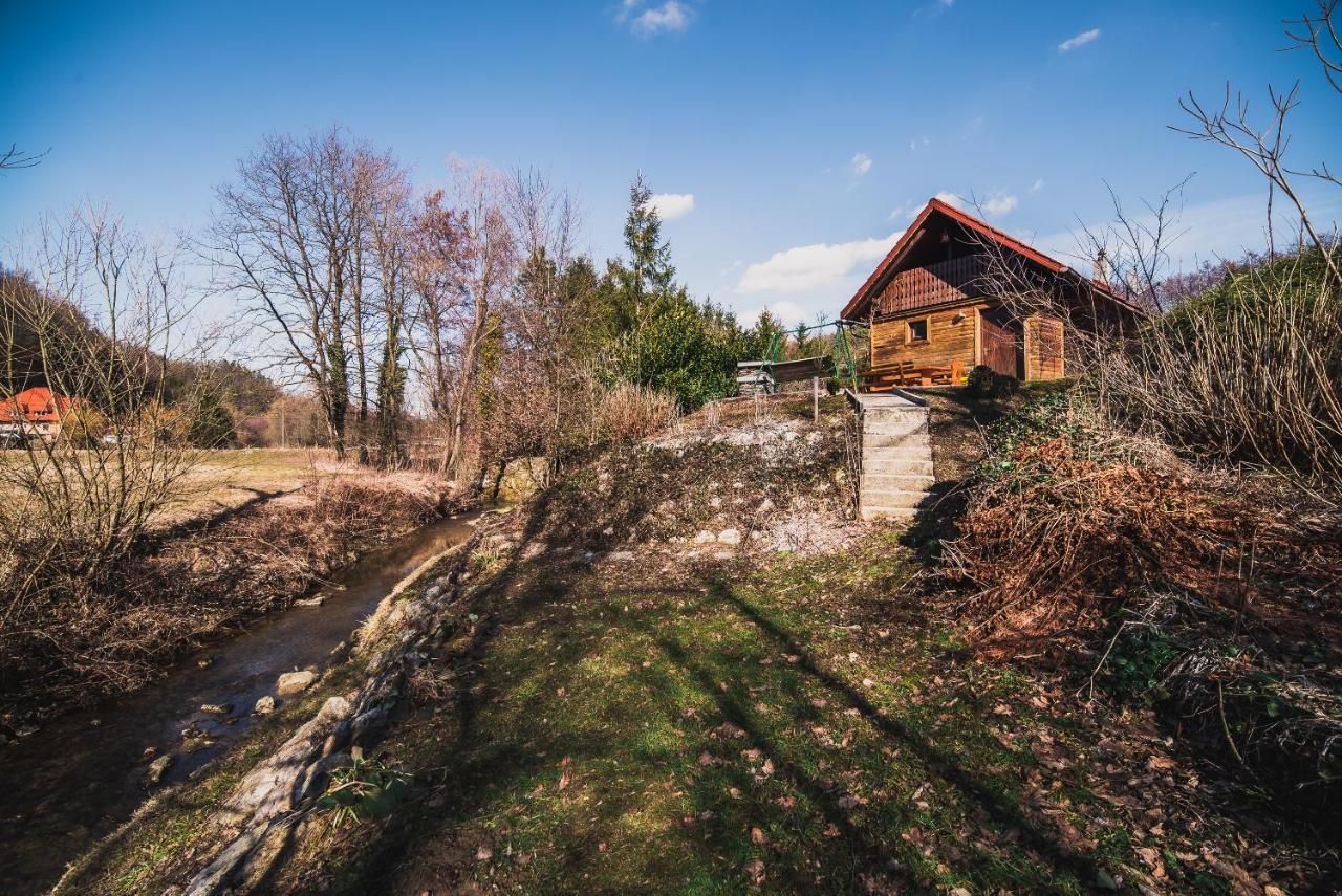 Wooden Cabin Žurej Bukovje v Babni Gori Exteriér fotografie