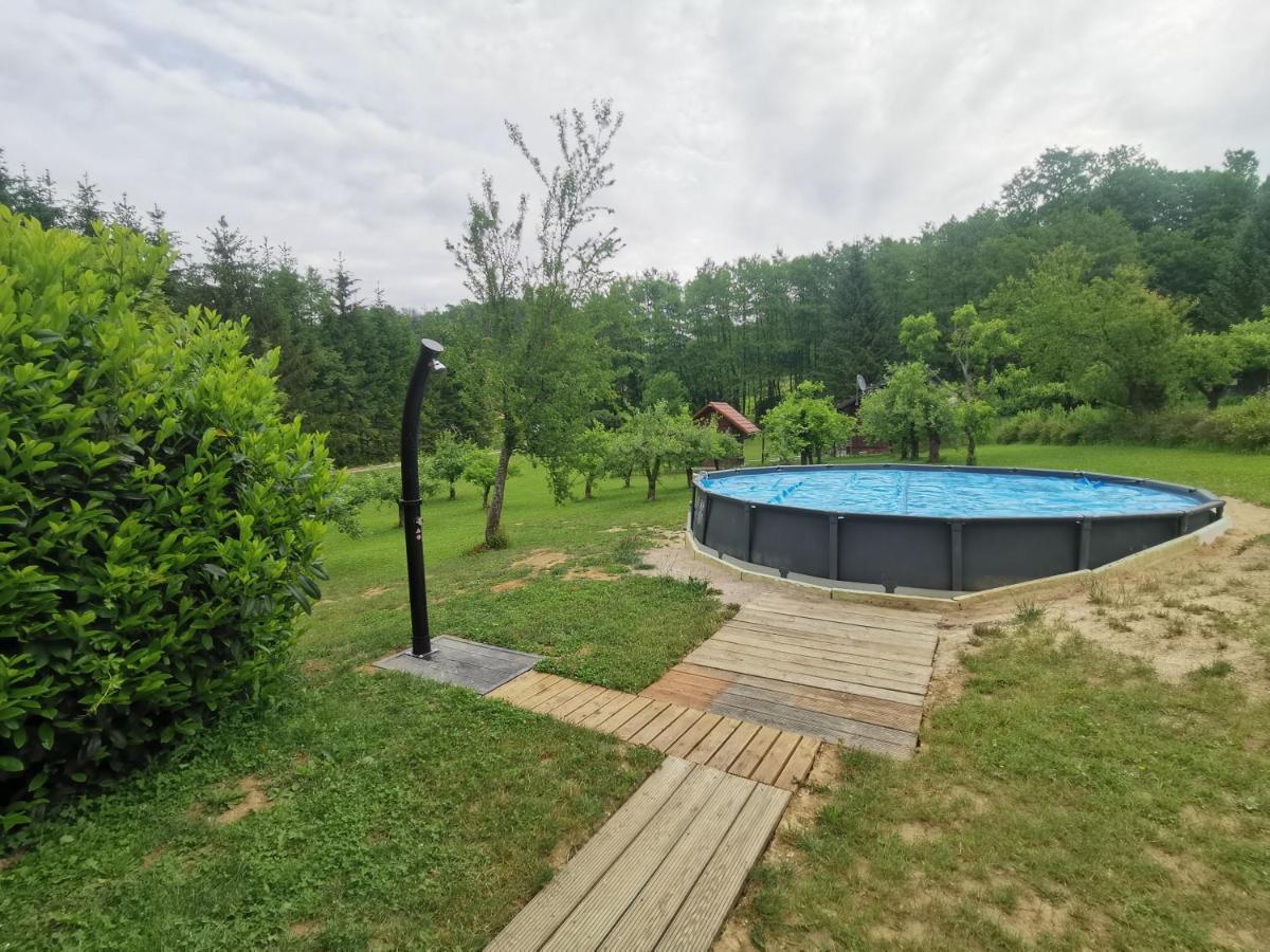 Wooden Cabin Žurej Bukovje v Babni Gori Exteriér fotografie