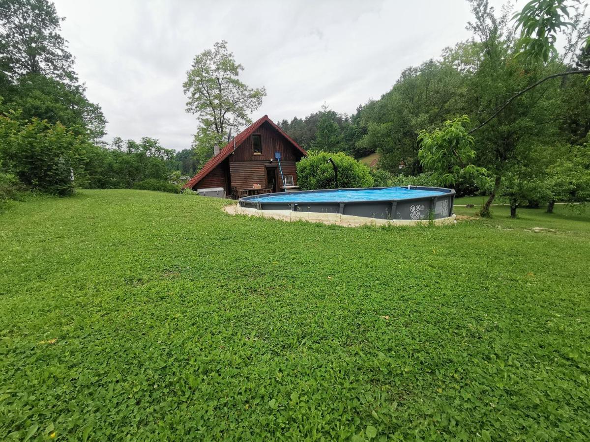 Wooden Cabin Žurej Bukovje v Babni Gori Exteriér fotografie
