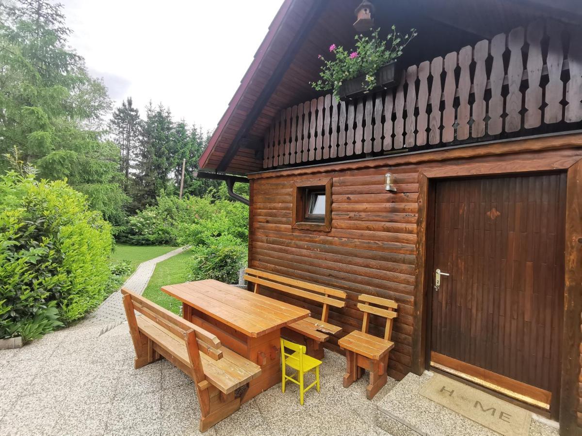 Wooden Cabin Žurej Bukovje v Babni Gori Exteriér fotografie